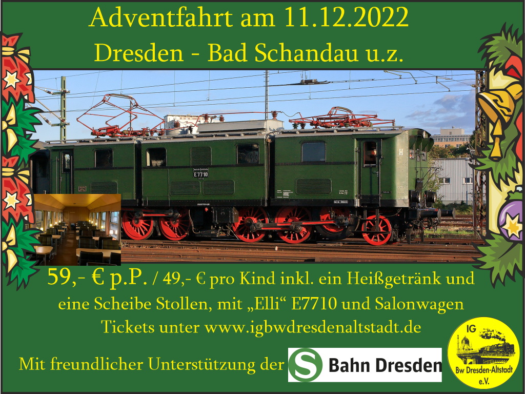 Adventsflyer S Bahn